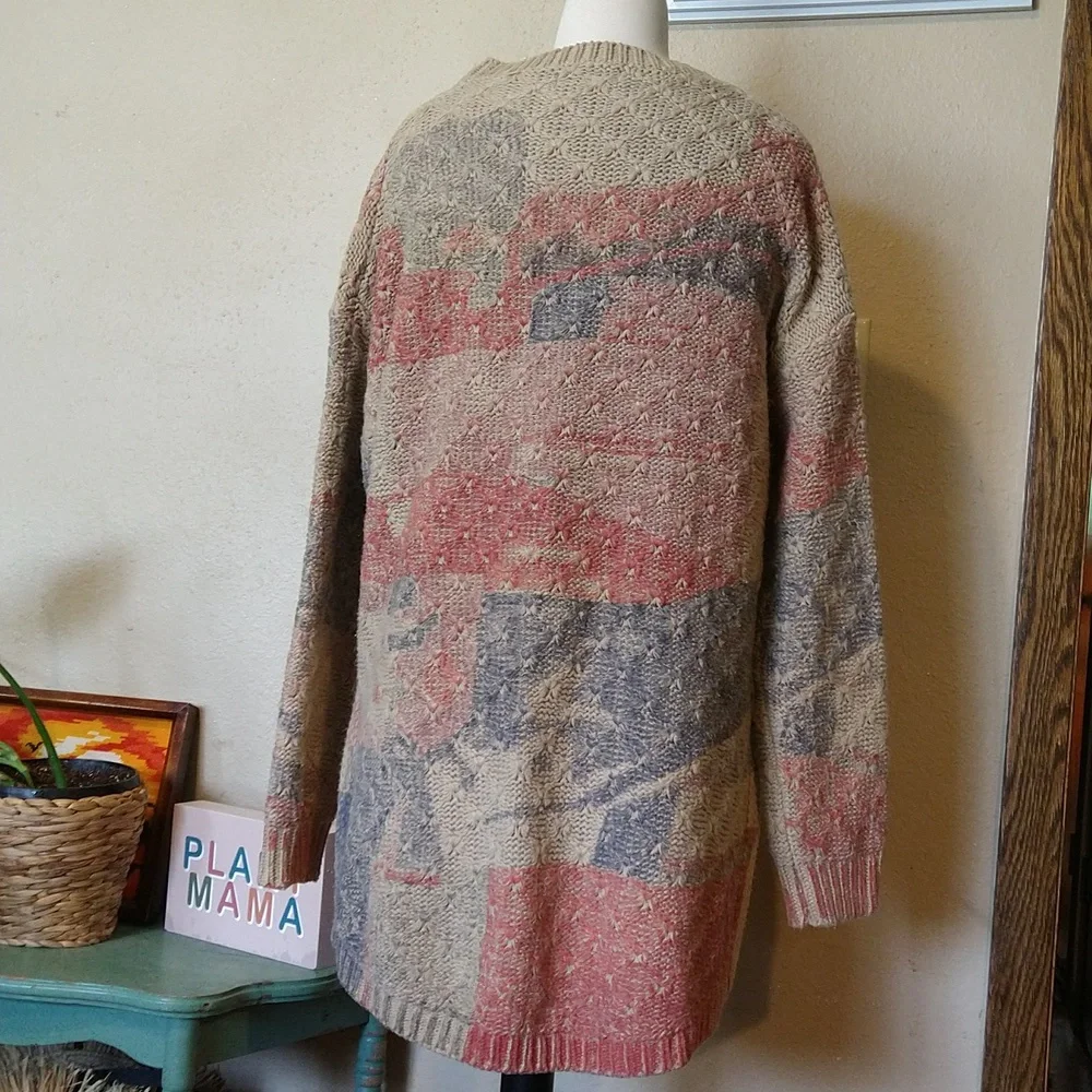 Zoria Painted Knit Sweater - Picture 4 of 6